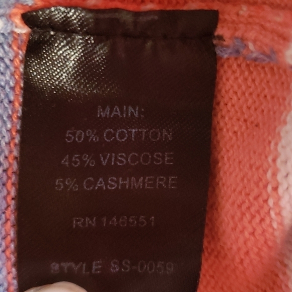 SUMMER & Sage Striped Sweater NWOT - Picture 6 of 7